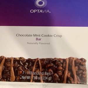 OPTAVIA | Chocolate Mint Crisp Bars Sealed Box BIUB 2/18/22 7 Individual Bars